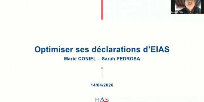 Déclaration des Évènements Indésirables Associés aux Soins
